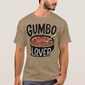Delicious Gumbo Designs for Food Enthusiasts vinta T-shirt (Voorkant)