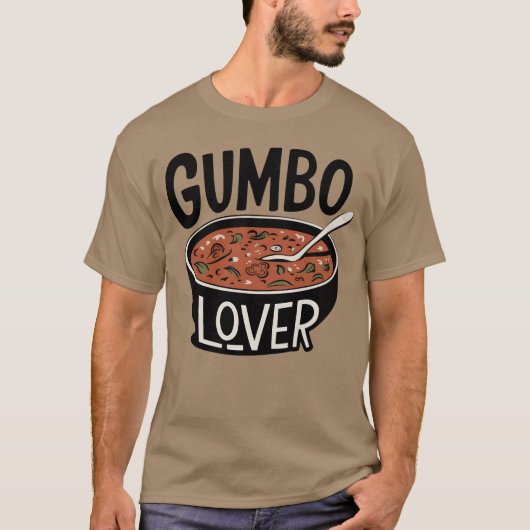 Delicious Gumbo Designs for Food Enthusiasts vinta T-shirt (Voorkant)
