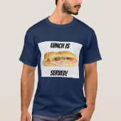 Delicious Ham & Cheese Sub Sandwich T-shirt (Voorkant)