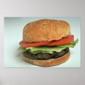 Delicious Hamburger Poster (Voorkant)