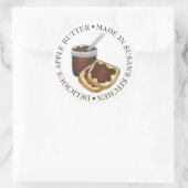 Delicious Homemade Apple Butter Pennsylvania Dutch Ronde Sticker (Tas)