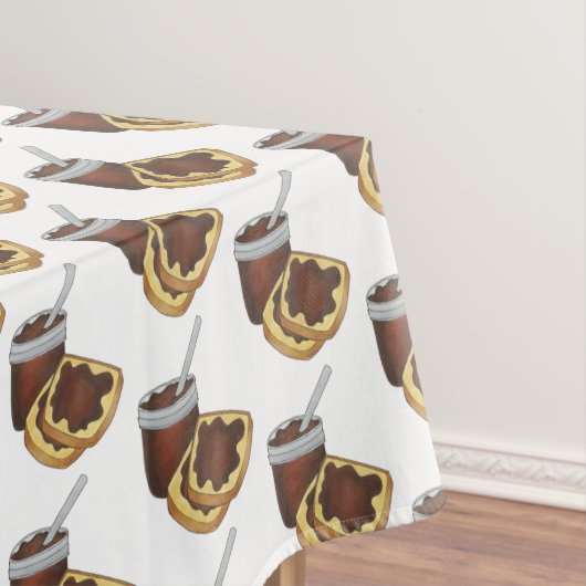 Delicious Homemade Apple Butter Pennsylvania Dutch Tafelkleed (Voorbeeld)