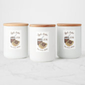 Delicious Homemade Apple Butter Pennsylvania Dutch Voedselcontainer Etiket (Flessen)