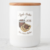 Delicious Homemade Apple Butter Pennsylvania Dutch Voedselcontainer Etiket (Voorkant)