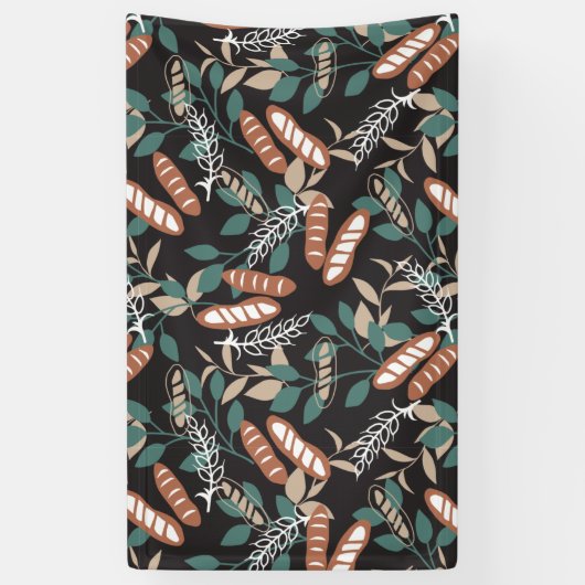 Delicious Homemade Baguette Bread Pattern Spandoek (Verticaal)