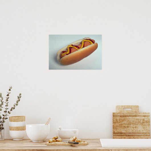 Delicious hotdog poster (Keuken)