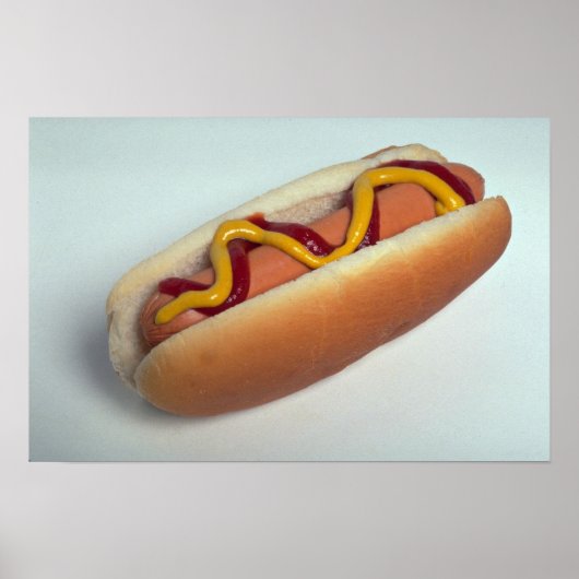 Delicious hotdog poster (Voorkant)