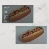Delicious hotdog visitekaartje (Voorkant / Achterkant)