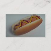 Delicious hotdog visitekaartje (Achterkant)