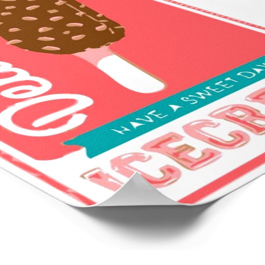 Delicious Ice-Cream Poster (Hoek)