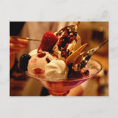 "Delicious Ice Cream Sundae" Briefkaart (Voorkant)