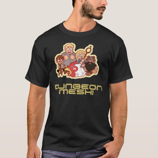 Delicious in Dungeon Dungeon Meshi de groepsklasse T-shirt (Voorkant)