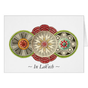 Delicious in Lak'ech Mandala Briefkaart
