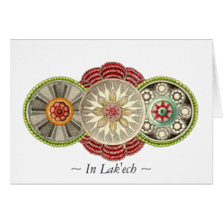 Delicious in Lak'ech Mandala Briefkaart