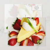 Delicious Key Limoen Pie Briefkaart (Voorkant / Achterkant)