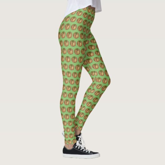 Delicious Knishes Spinach Knish Jewish Deli Food Leggings (Rechts)