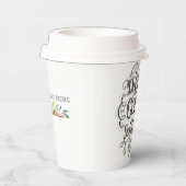 Delicious koffie hier verkocht | Voeg je Logo toe Papieren Bekers (Rechts)