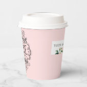 Delicious koffie hier verkocht | Voeg uw Logo C to Papieren Bekers (Links)