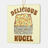 Delicious Kugel Jewish Egg Noodle Casserole Keramisch Ornament (Links)