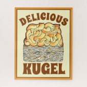 Delicious Kugel Jewish Egg Noodle Casserole Legpuzzel (Verticaal)