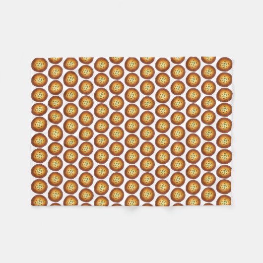 Delicious Malpua Indian Pancake Mithai Sweets Fleece Deken (Voorkant (Horizontaal))