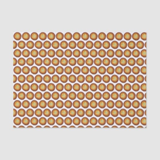 Delicious Malpua Indian Pancake Mithai Sweets Tissuepapier (Voorkant)