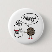 Delicious Milk Ronde Button 5,7 Cm (Voorkant)