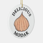 Delicious Modak Coconut Mithai Indian Sweet Keramisch Ornament (Rechts)