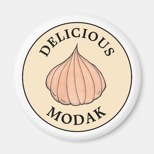 Delicious Modak Coconut Mithai Indian Sweet Magneet (Voorkant)