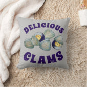 Delicious New England RI Steamed Clams Clambake Kussen (Deken)