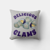 Delicious New England RI Steamed Clams Clambake Kussen (Voorkant)
