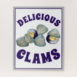 Delicious New England RI Steamed Clams Clambake Legpuzzel