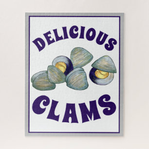Delicious New England RI Steamed Clams Clambake Legpuzzel