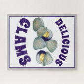 Delicious New England RI Steamed Clams Clambake Legpuzzel (Horizontaal)