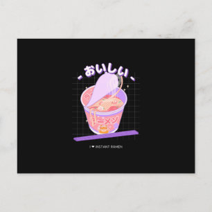 Delicious Noodles I Love Instant Ramen Briefkaart