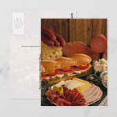 Delicious-onderzeese sandwich met vlees en kaas briefkaart (Voorkant / Achterkant)