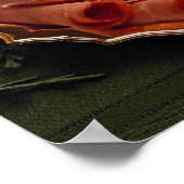 Delicious-onderzeese sandwich met vlees en kaas poster (Hoek)