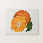 Delicious Oranje tangerinevruchten Legpuzzel (Horizontaal)