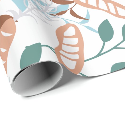 Delicious Organic Wheat Baguette Pattern Cadeaupapier (Rol Hoek)