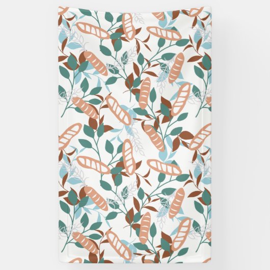 Delicious Organic Wheat Baguette Pattern Spandoek (Verticaal)