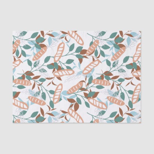 Delicious Organic Wheat Baguette Pattern Tissuepapier (Voorkant)