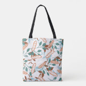 Delicious Organic Wheat Baguette Pattern Tote Bag (Achterkant)