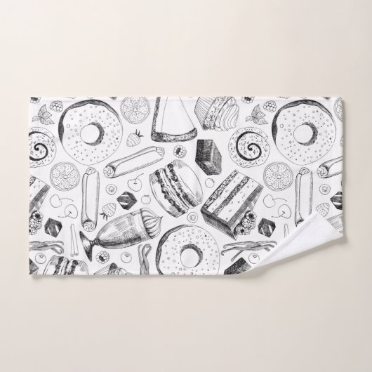 Delicious patroon bad handdoek (Handdoek)