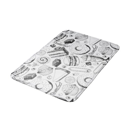 Delicious patroon badmat (Gekanteld)