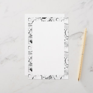 Delicious patroon briefpapier