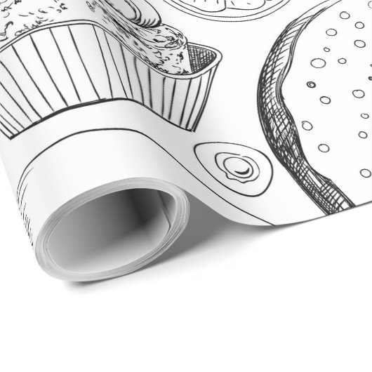 Delicious patroon cadeaupapier (Rol Hoek)