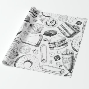 Delicious patroon cadeaupapier