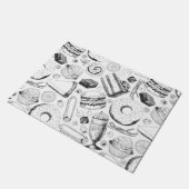 Delicious patroon deurmat (Schuin)