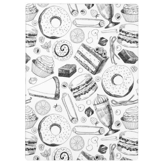 Delicious patroon klembord (Achterkant)