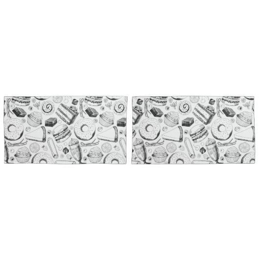 Delicious patroon kussensloop (Voorkant-Set)